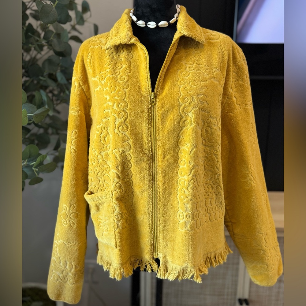 Rare! Vintage 60s 70s surfer towel jacket by Silton California